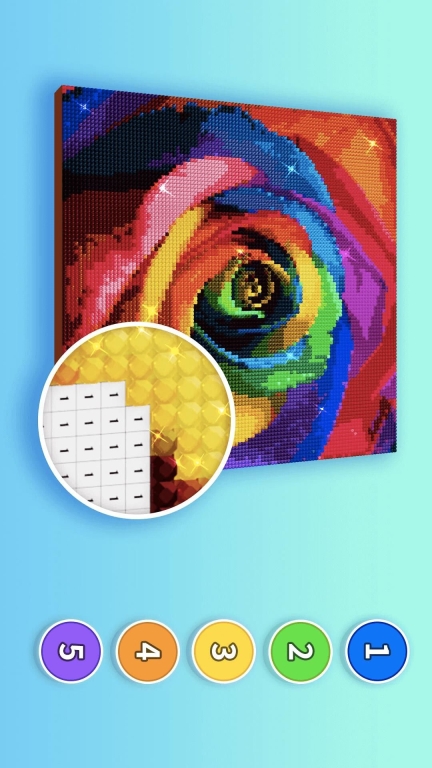 数字填色图画正式版图2