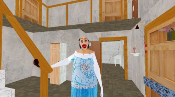 恐怖的蓝衣服奶奶图3