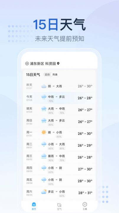 天气预报星手机版图2