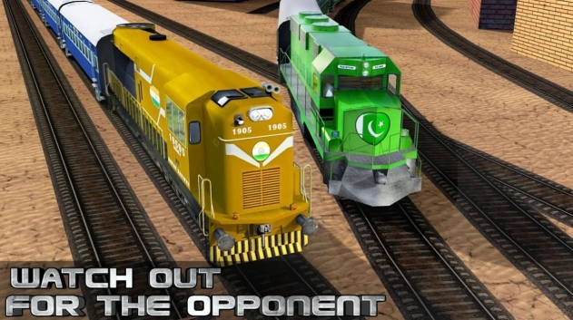 India Vs Pakistan Train Racing中文版图1