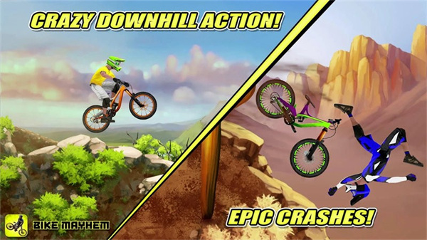 山地自行车赛BIKEMAYHEM v1.6.2 安卓版-图2