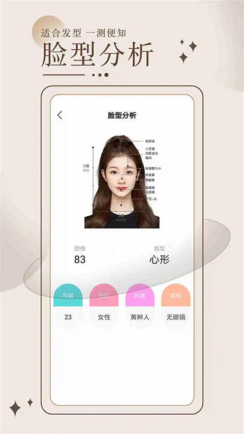 换发型测脸型(3)