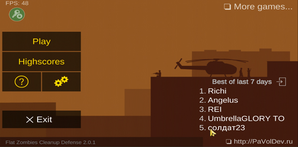 平面僵尸防御图4