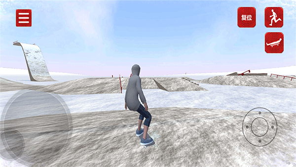 滑板模拟器骨折版图1