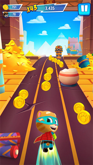汤姆猫英雄跑酷免广告 v3.8.0.477 最新版-图2