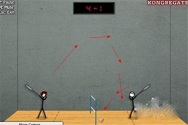 火柴人打羽毛球(1)