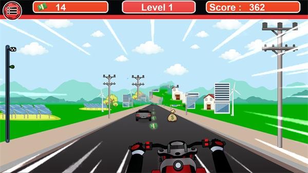 公路摩托车交通图1