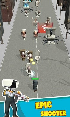厕所怪兽奔跑射手图1