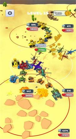 坦克竞技合并战图3