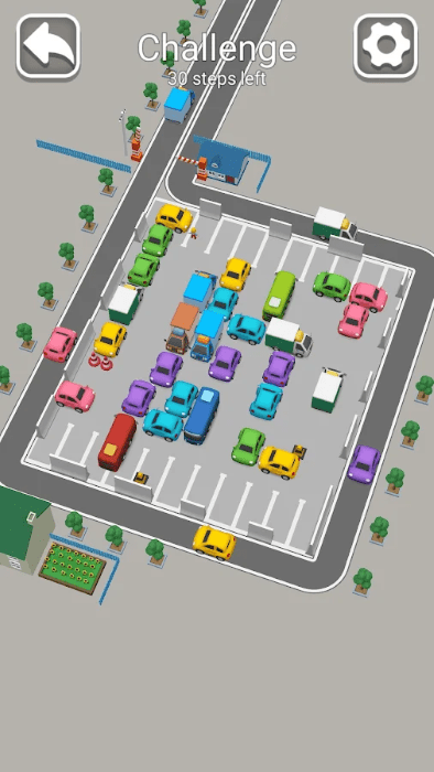 汽車停車堵塞