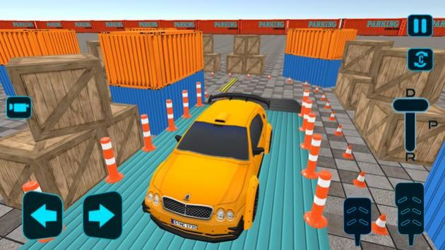 真實現代停車場3D