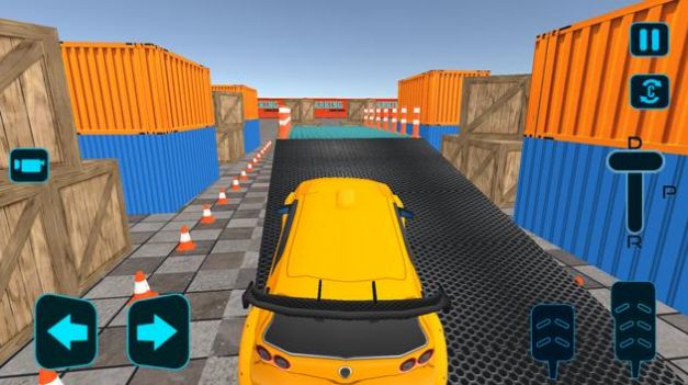 真實現代停車場3D