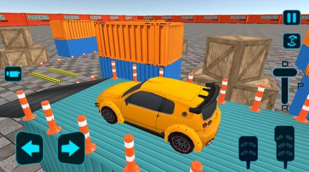 真實現代停車場3D