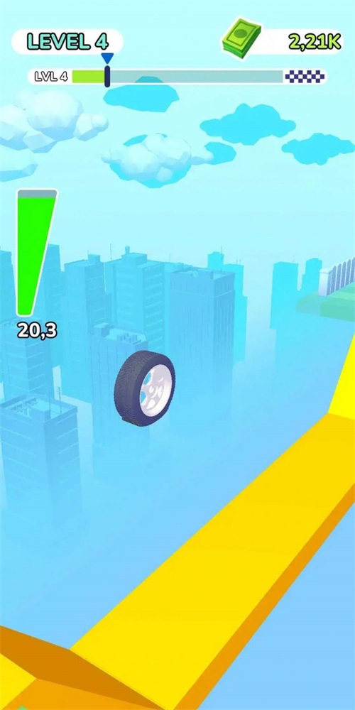泄氣車輪