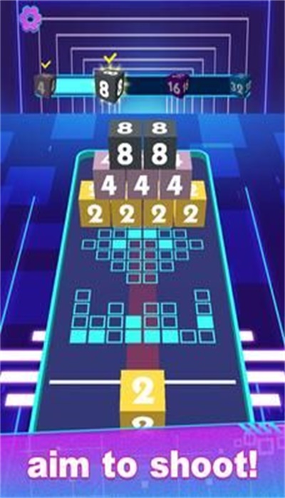 合并3D方塊2048