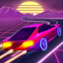 霓虹復古賽車