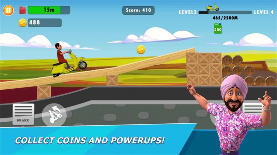 比德滑板车比赛(3)