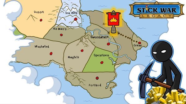 火柴人战争遗产无敌版图2