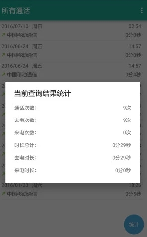 所有通話
