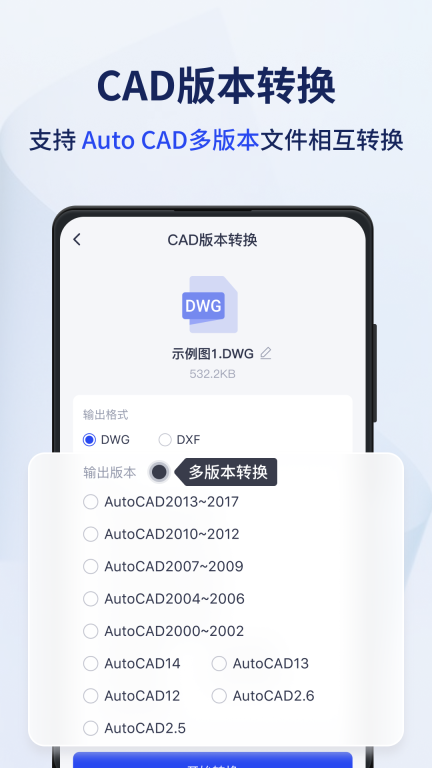 迅捷CAD转换器图3