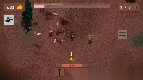 僵尸生物区战场