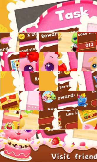 宠物蛋糕店休闲拼图