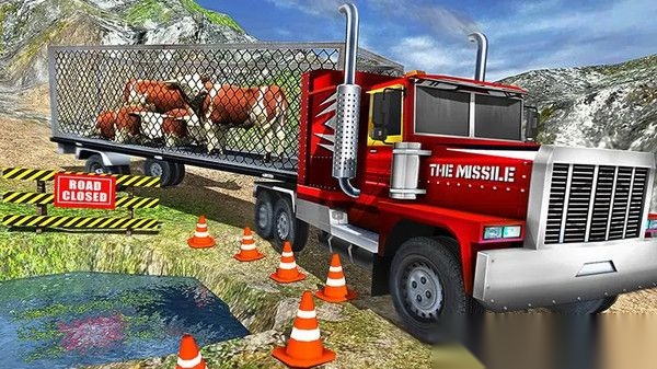 农场动物卡车驾驶