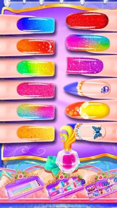 芭比小公主美甲沙龙游戏