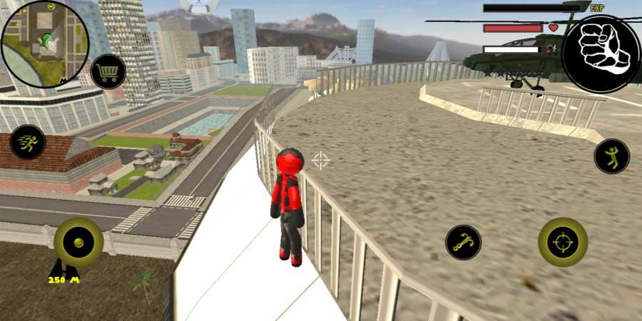 火柴人绳索英雄汉化版图1