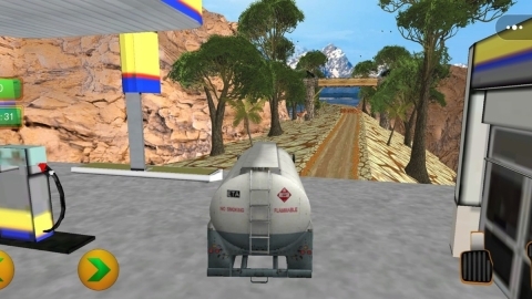 山地油罐车驾驶模拟图1