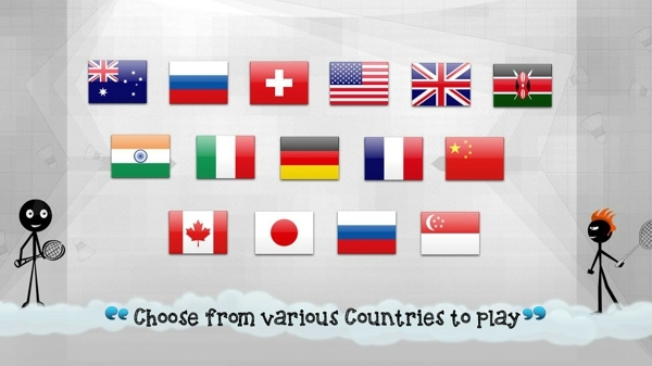 火柴人羽毛球图1