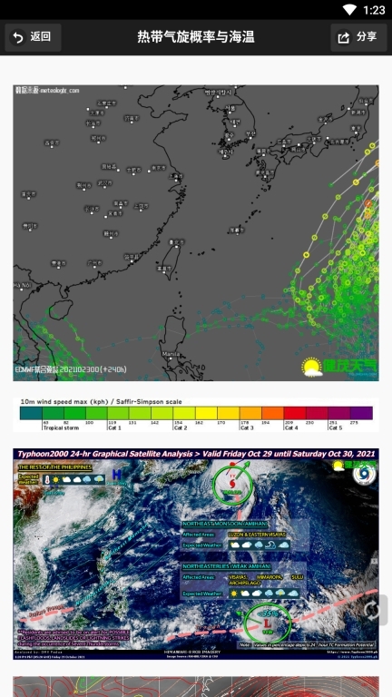 台风速报图4