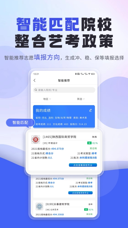 艺考志愿填报-艺术美术生升学星图2