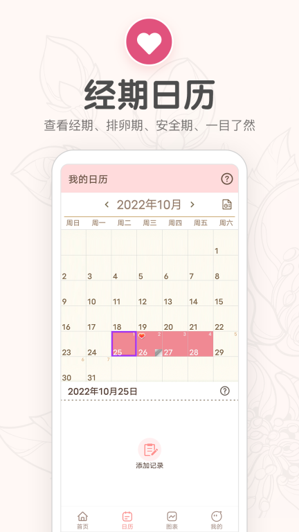 月经期提醒日历-大姨妈图3