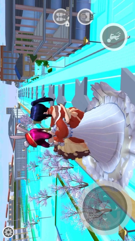 高校樱花女神-樱花换装跑酷图2