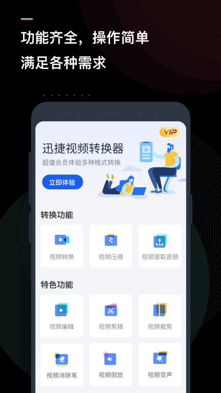迅捷视频转换器-剪辑压缩格式转换图1