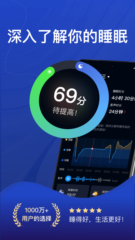 熊猫睡眠-白噪音睡眠监测图1