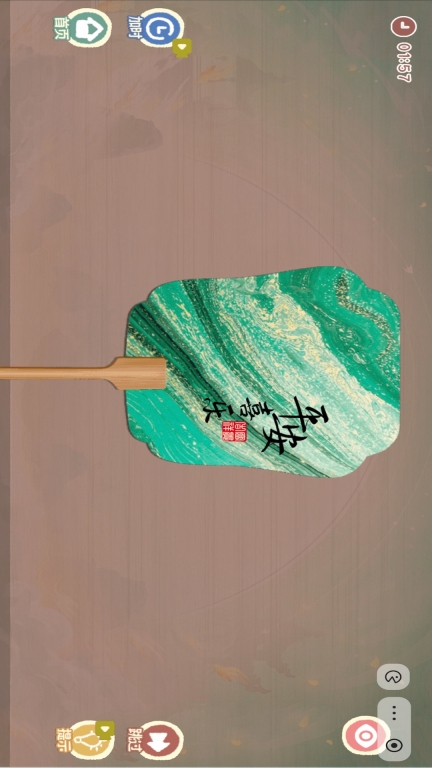 DIY手工达人-漆扇手工制作图1