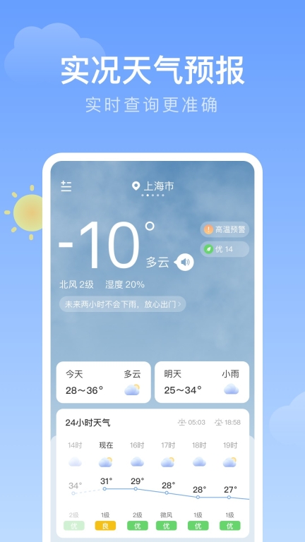 轻雨天气-实时降雨提醒图1