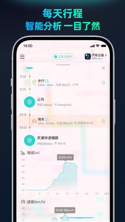 灵敢足迹-记录轨迹绘制旅行地图图4