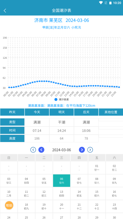 全国潮汐表图3