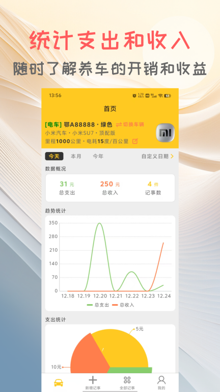 车记-车辆维护及收支记录图3