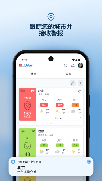 AirVisual-空气质量雾霾预测图3