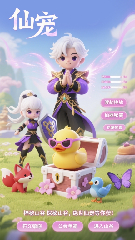 仙灵物语-3D梦幻回合制图3