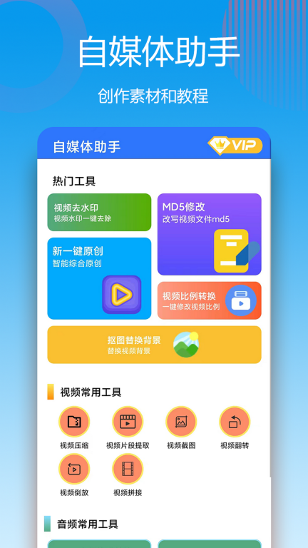 自媒体助手-自媒体工具和教程图1
