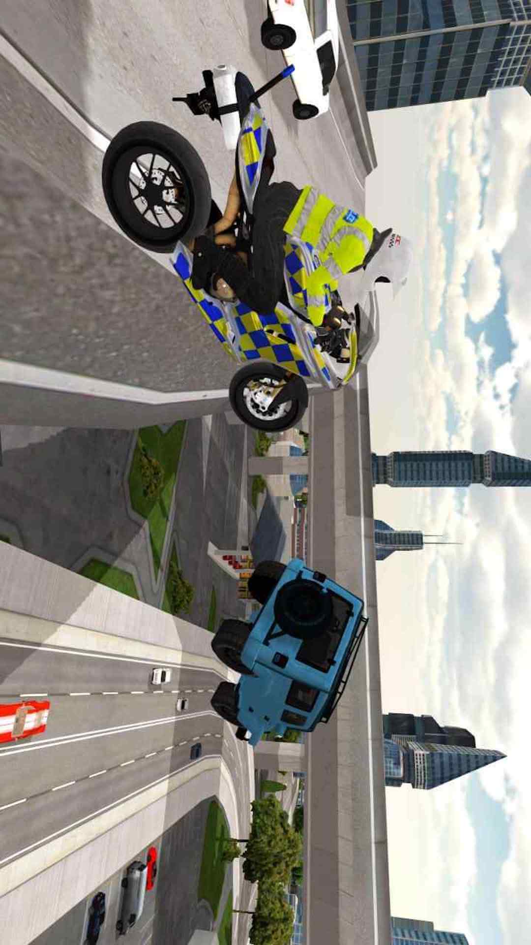 警察捉小偷-警察摩托车追逐图4