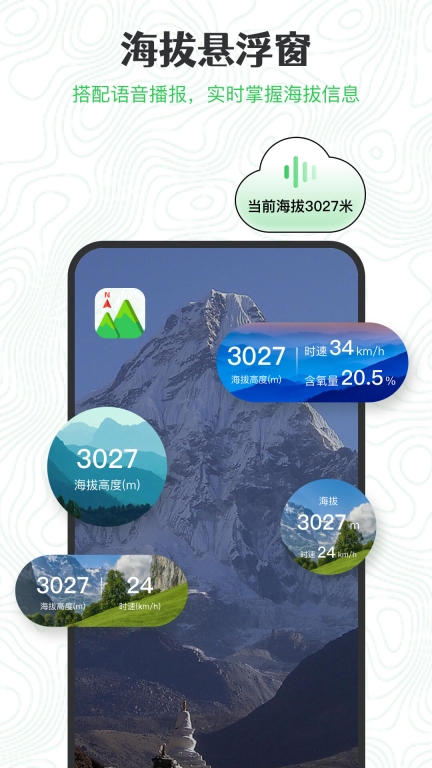 GPS海拔高度-海拔表指南针图4
