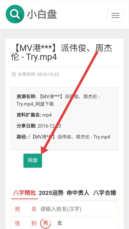 小白盘搜索引擎图4