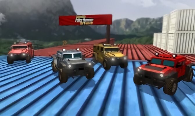 不可能的警车悍马挑战(1)