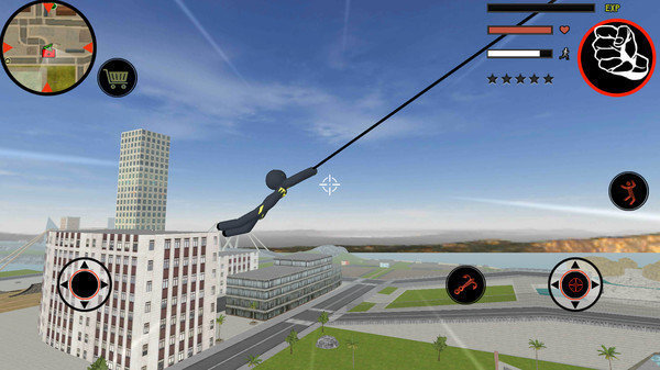 黑豹火柴人绳索英雄(1)